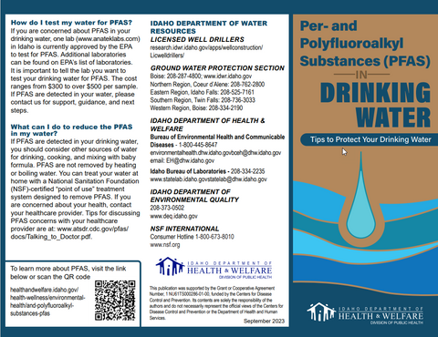 Per- and Polyfluoroalkyl Substances (PFAS) in Drinking Water - Print Version