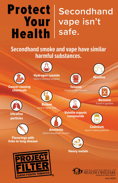 Project Filter - Secondhand Vape - Informational Poster #2 Idaho Health Tools Project Filter - Secondhand Vape - Informational Poster #2 Idaho Health Tools