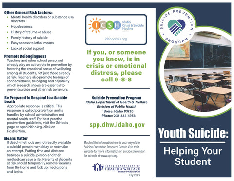 Youth Suicide: Helping Your Student *DOWNLOAD ONLY*