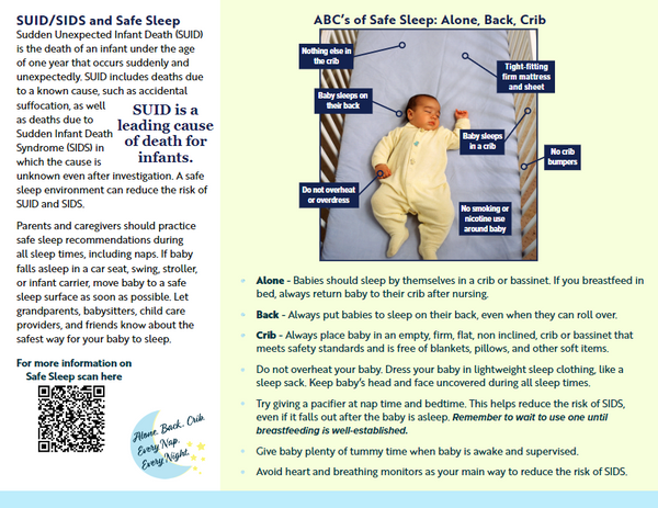 Safe Sleep Brochure - English