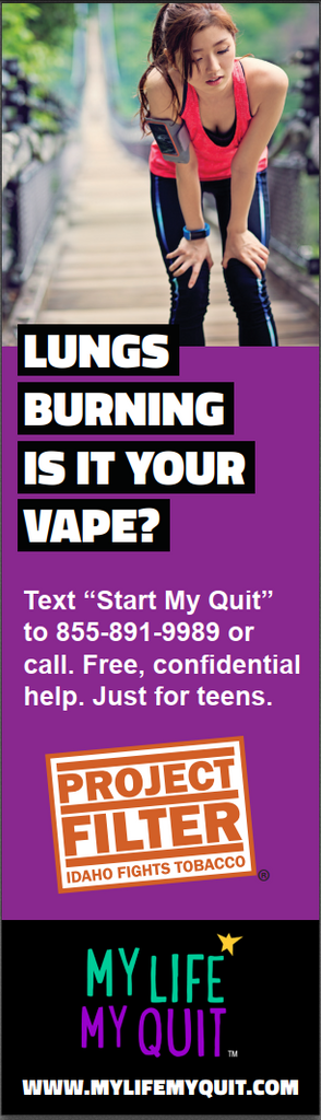 Project Filter My Life My Quit Bookmark - Lungs Burning?