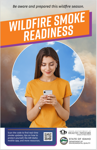 Wildfire Smoke Readiness 11x17 Poster for Clinics *PDF Download*