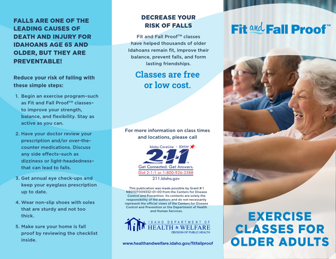 Fall Prevention Brochures – Idaho Health Tools
