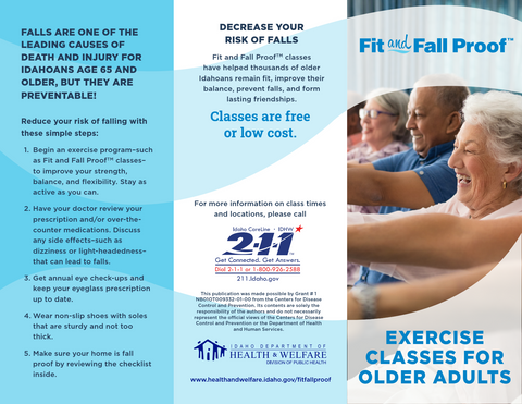Fit and Fall Proof™ Brochure (Participant) for Download Only
