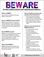 MDRO Education Poster