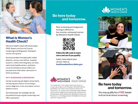 Women's Health Check Brochure