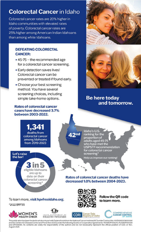 Women's Health Check: Idaho Women's Colorectal Cancer Fact Sheet