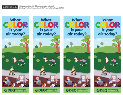 DEQ AQI Bookmark *PDF Download*