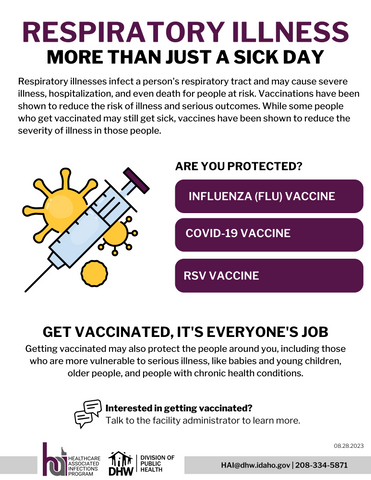 Respiratory Illness Vaccine Poster