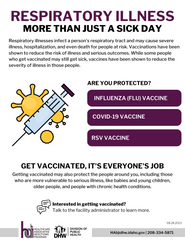 Respiratory Illness Vaccine Poster