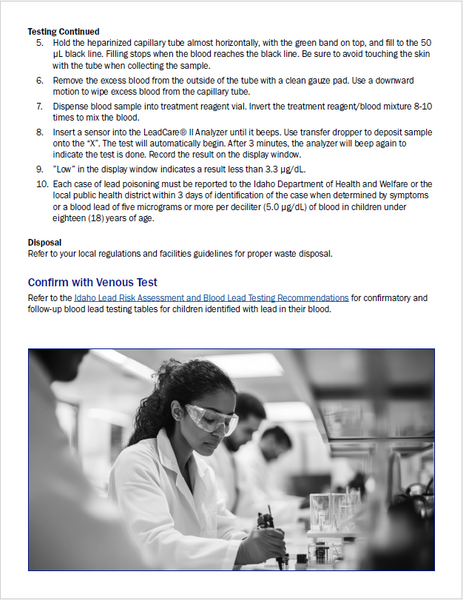 Childhood Lead Medical Quick Guide Collection - Print Version