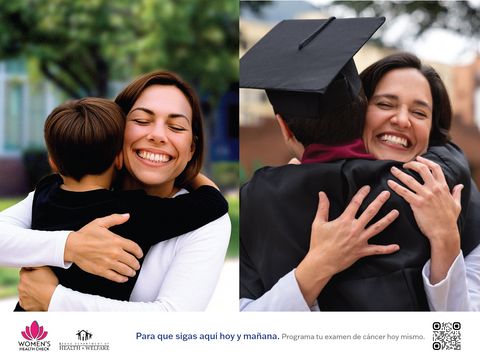 Women's Health Check: Today & Tomorrow - Moms Poster (11" x 17") SPANISH VERSION