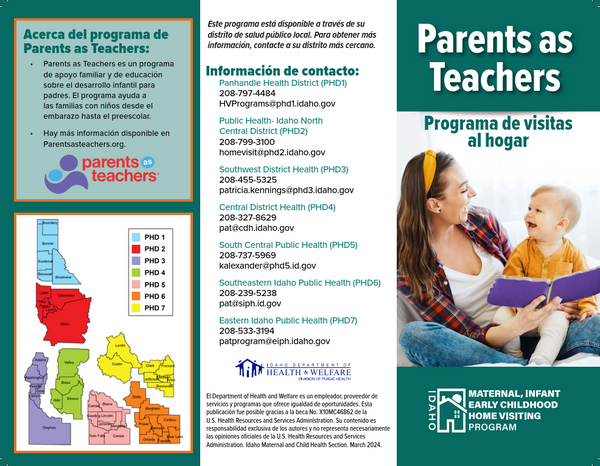 Parents as Teachers Brochure - Spanish