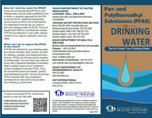 Per- and Polyfluoroalkyl Substances (PFAS) in Drinking Water *PDF Download*