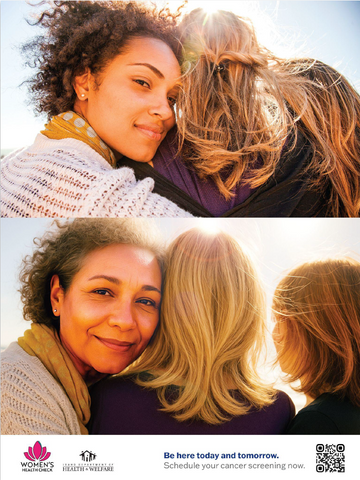 Women's Health Check: Today & Tomorrow - Friends Poster (11" x 17")