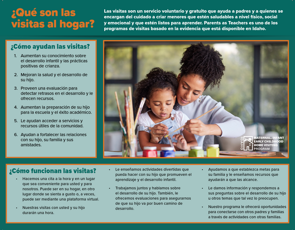 Parents as Teachers Brochure - Spanish