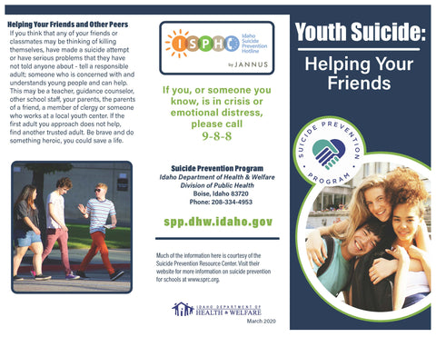 Youth Suicide: Helping Your Friends *DOWNLOAD ONLY*