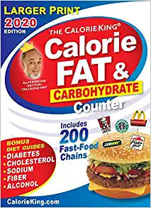 CalorieKing 2020 - Calorie, Fat & Carbohydrate Counter - Max 25 Per Order