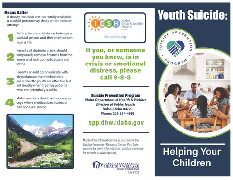 Youth Suicide: Helping Your Children
