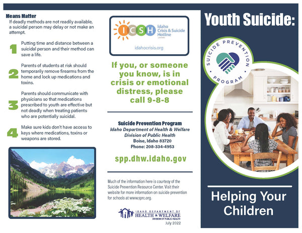 Youth Suicide: Helping Your Children *DOWNLOAD ONLY*