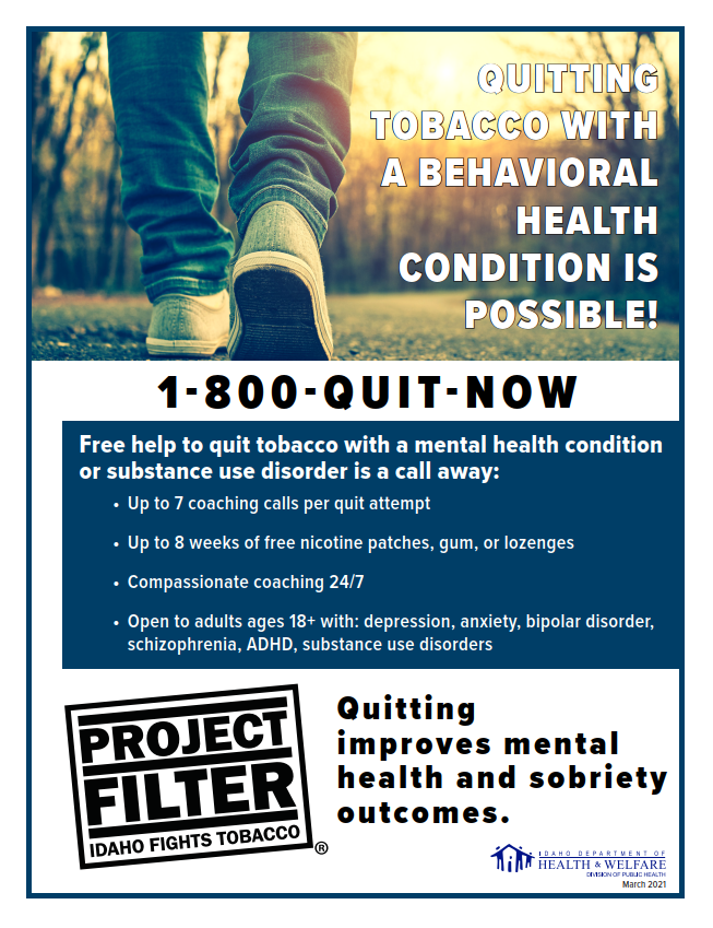 Project Filter Behavioral Health Program Flyer