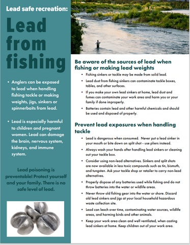 Lead and Fishing Factsheet Print Version