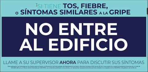 Do Not Enter Sign - Spanish - PDF