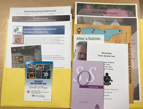 Suicide Loss Survivor Support Packet - Hardcopy (Mailable)